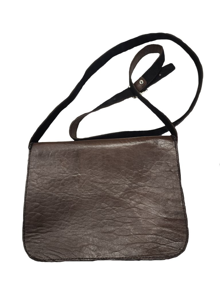 Rooster Town Leather Bag | Gabriel Dumont Institute